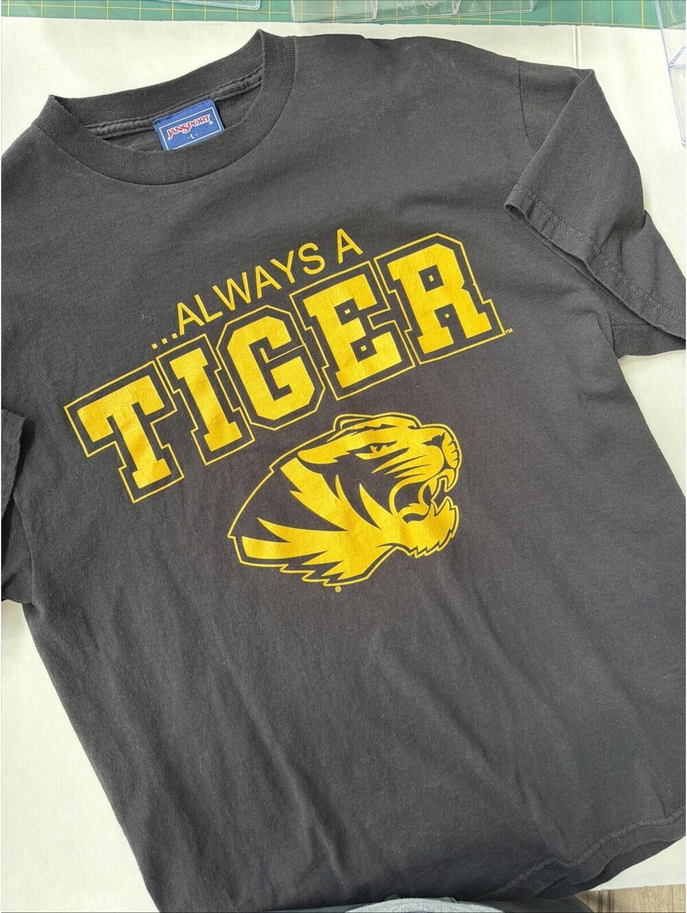 Vintage Made In USA Jansport Tshirt. Mizzou Missouri Tigers